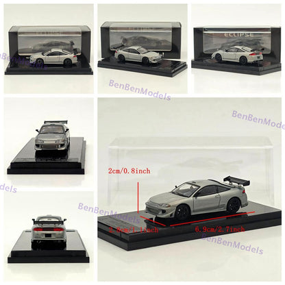 1:64 Transcend Mitsubishi 1995 Eclipse GS FNF Sports Model Diecast Model Car