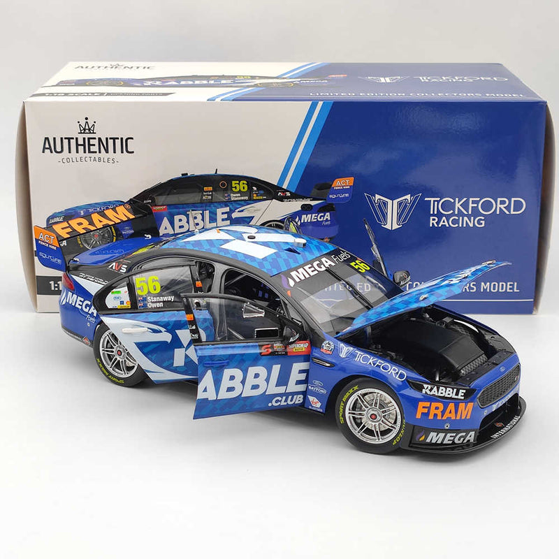 1/18 Authentic Tickford Racing #56 Ford FGX Falcon 2018 Bathurst 1000 #ACD18F18M Toys Car Gift