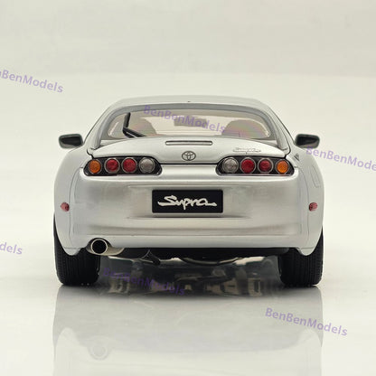 Toyota Supra A80 LHD Silver Coupe Full-open type Diecast Model Car 1/18 WHELART