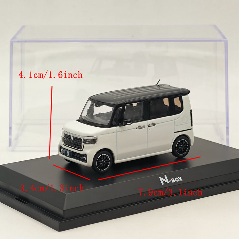 1/43 Hobby Japan Honda N-BOX Custom Platinum White Pearl & Black HJ431006WP