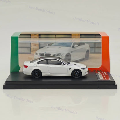 Fine model 1/64 BMW M3 E92 COUPE Diecast Model Car Limited Collection White