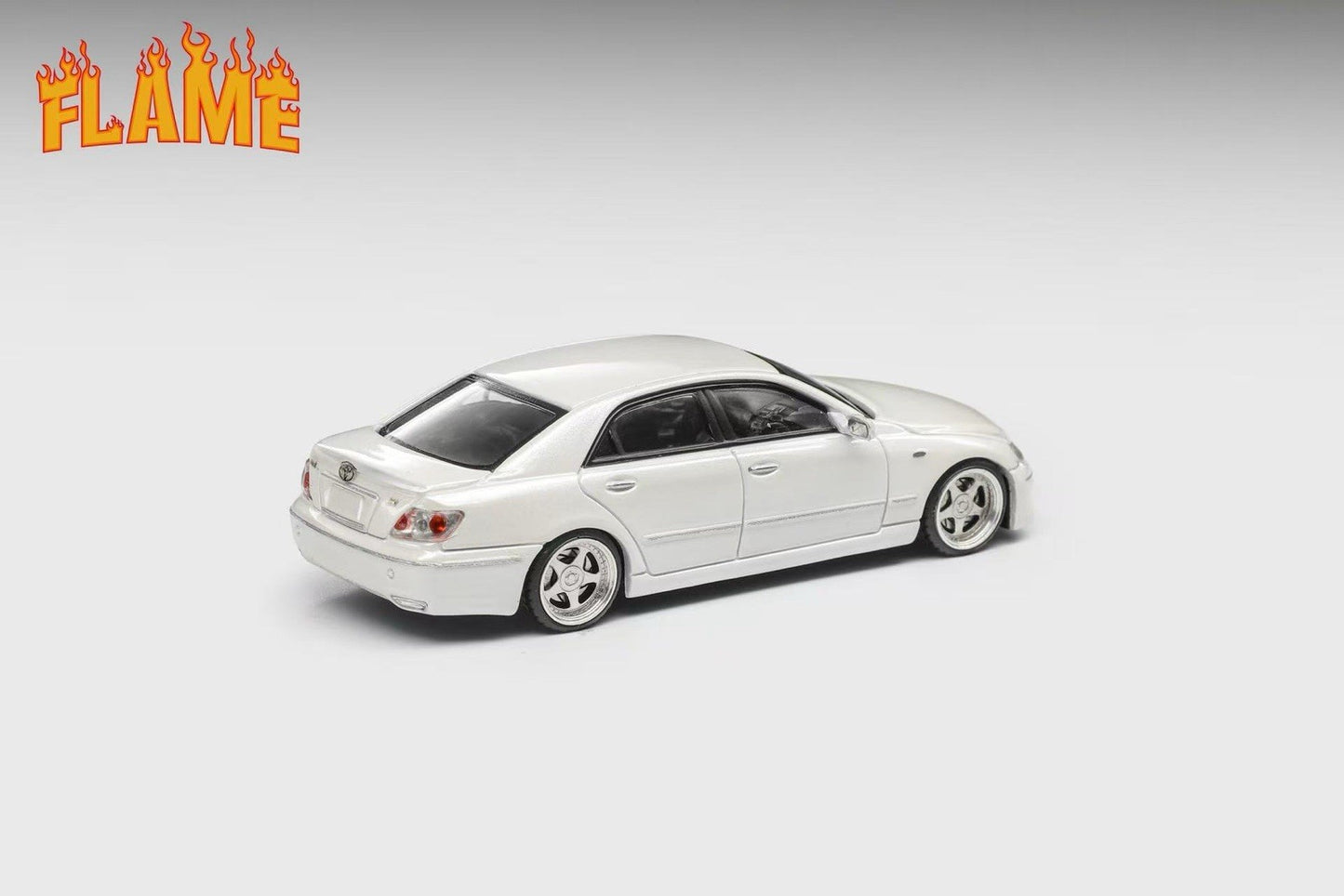 Flame 1/64 Toyota MarkX Classic FR JDM Sedan Gloss Diecast Toys Car Limited 999