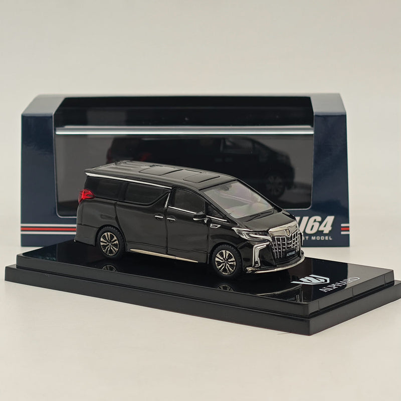 1/64 Hobby Japan Toyota ALPHARD Customized Ver. with Sunroof Black Diecast Model