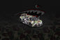 Mortal 1:64 Bugatti Veyron Super Sport Diecast Toys Modèles de voitures 2024 Foshan Exhibition Edition Collection de voitures de police de Dubaï Cadeaux 