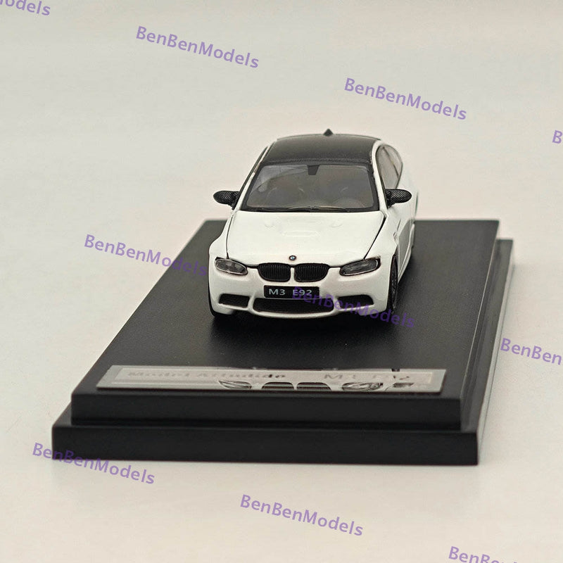 1/64 Model Attitude MA BMW E92 M3 Pearl white Diecast Model Car Limited