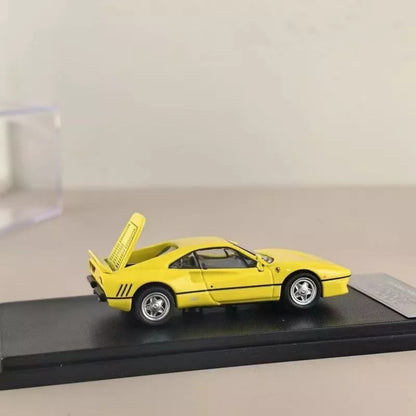 Hone Model 1/64 Ferrari 288 GTO Modèles moulés sous pression Miniature de voiture Collection limitée 