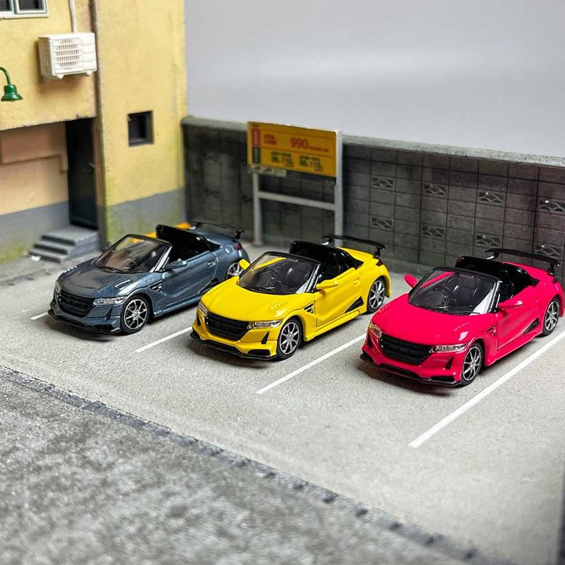 Master 1:64 Honda S660 Mugen Convertible Diecast Toys Car Models Collection Gifts Limited Edition