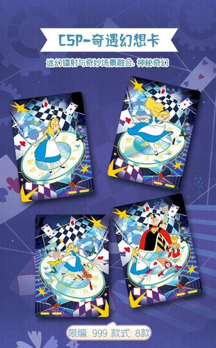 Disney Alice in Wonderland Card Fun Collectible Trading Cards Sealed Random 1Box