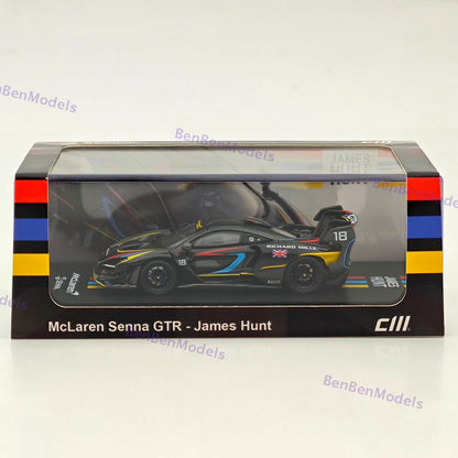 1/64 CM Mclaren Senna GTR Racing Sports Diecast Metal Car Ornaments Supercar