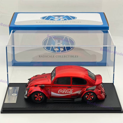 1/18 Volkswagen VW Beetle Wide Body Coca-Cola RWB Robert Design Resin Car Red