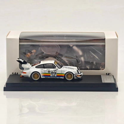 SW 1:64 911 993 Apple #90 #89 Racing Sports Model Alloy Model Car