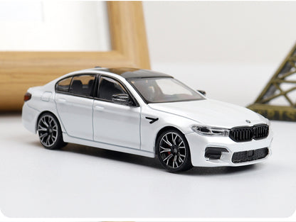 HM 1:64 Scale M5 F90 Four-Door Coupe Die-Cast Toys Car Model Collection 5 Series