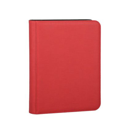Multi Pocket PU Leather Zipper Card Album for PTCG CCG OCG TCG Sports Trading Cards Storage