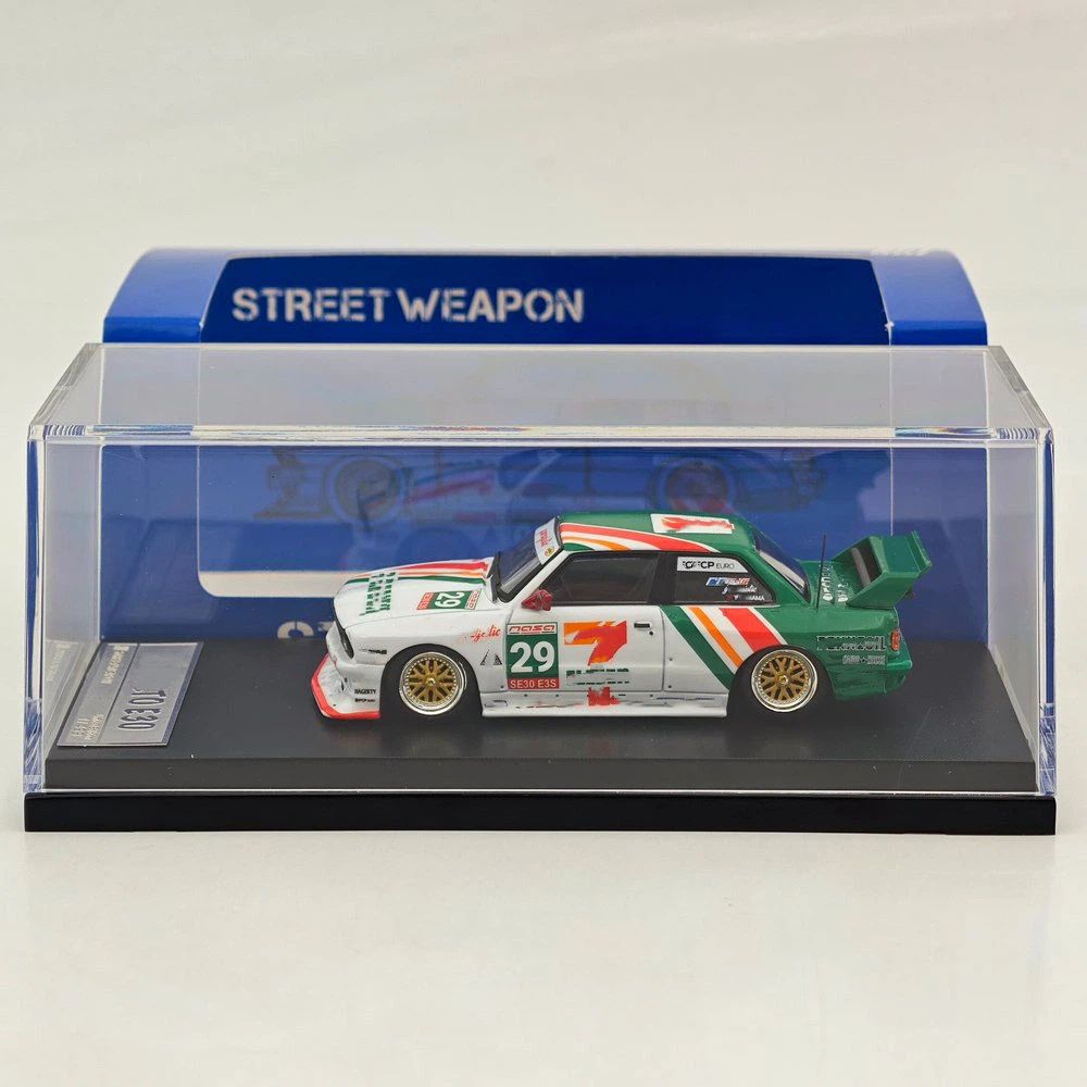 SW 1:64 M3 E30 LTO Widebody Modified Coupe Racing Sports Diecast Model Car Limited Edition