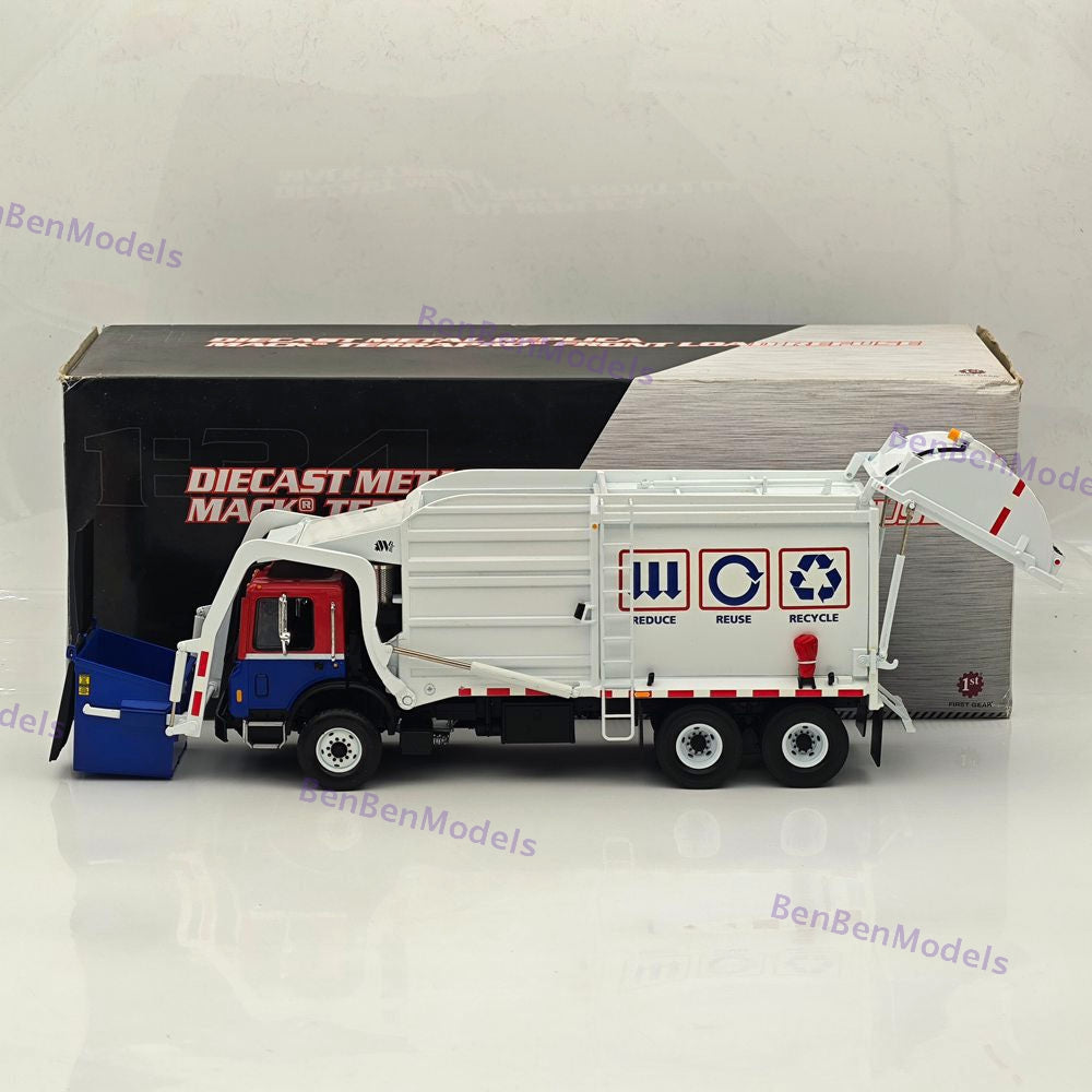 1/34 FIRST Mack TerraPro with Wittke Front Load Refuse DIECAST Model 10-3993