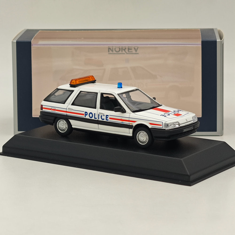 1/43 Norev Renault R21 Nevada 1989 Police Nationale moulé sous pression modèle voitures blanc 