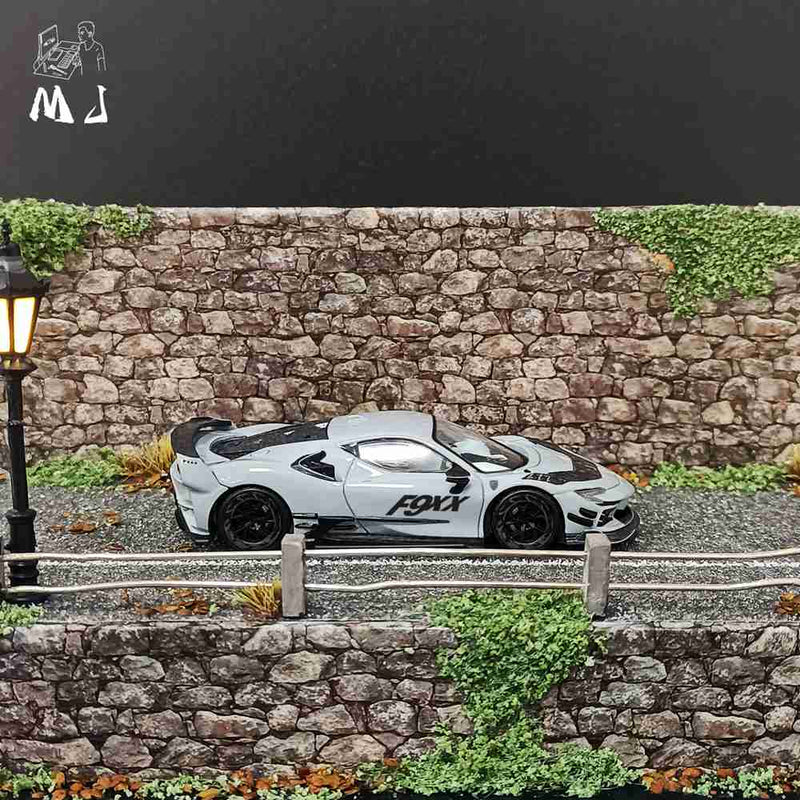 MJ 1/64 Ferrari Mansory F9XX  Hardtop/Convertible Diecast Car Models Collection Gifts Limited Edition