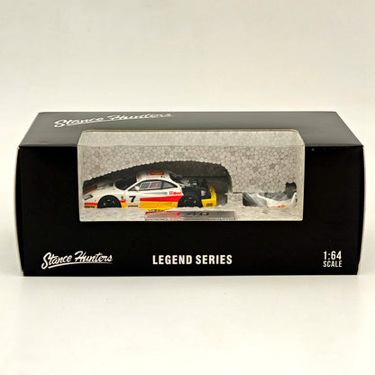 1/64 SH Ferrari F40 LM #7 Racing Sports Model Legend Series Hayon ouvert Blanc 