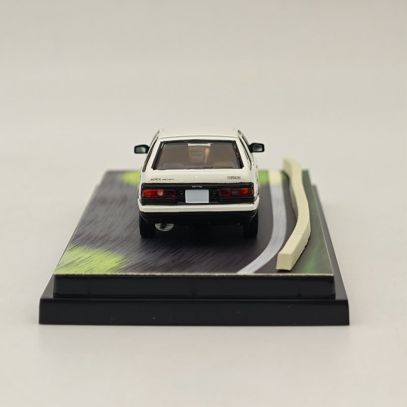 Hobby Japan 1/64 Toyota SPRINTER TRUENO GT APEX AE86 White INITIAL D HJ643008DB Diecast Model Car Limited Collection