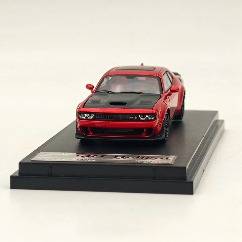 1:64 SH Dodge SRT Hellcat Hood Opens Diecast Models Car Collection Red