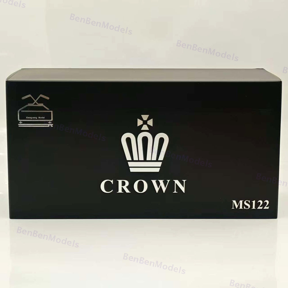 1/18 Toyota Crown Seventh Generation MS122 Black /Red Interior Diecast Model Car