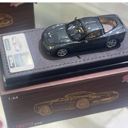 Bliss 1/64 Corvette C6 Hardtop/Convertible Foshan APAxpo Exhibition Special Edition Diecast Model Car