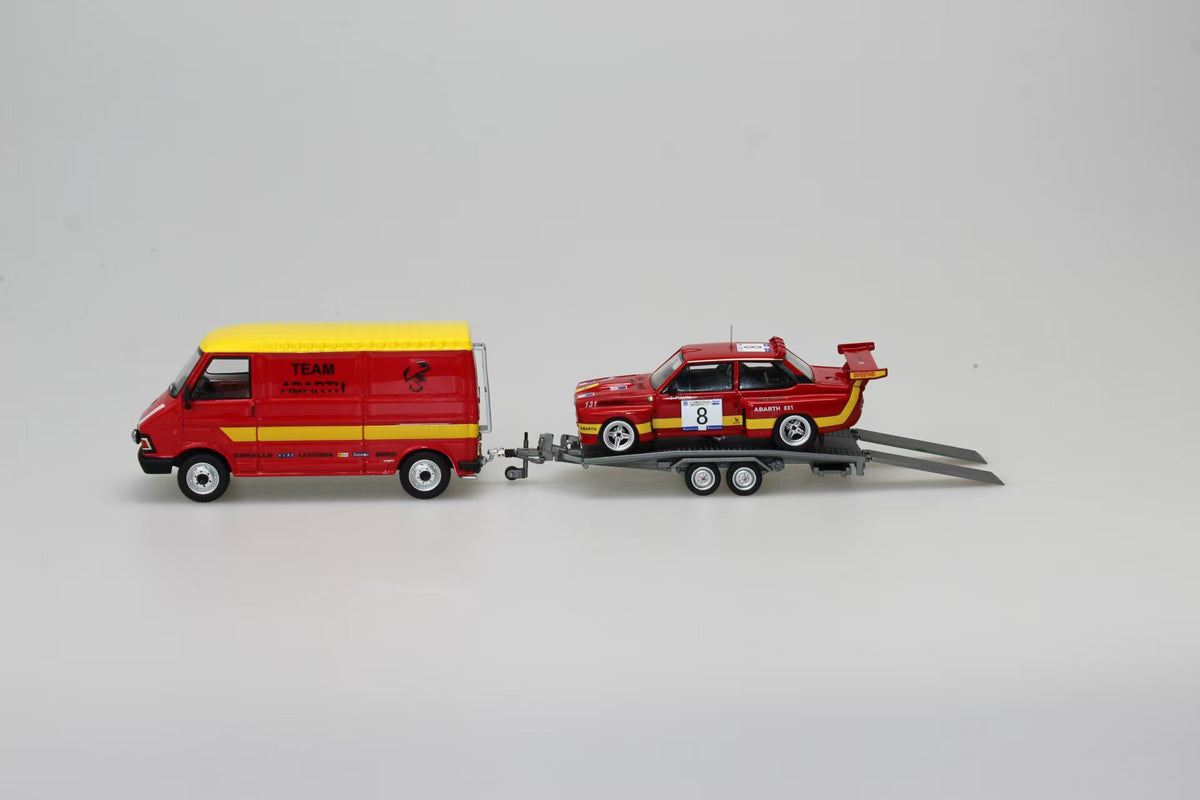 CTMCK 1/64 Abbas Fleet Logistics Transport Vehicle Set Foshan Exhibition Limited Diecast Model Car