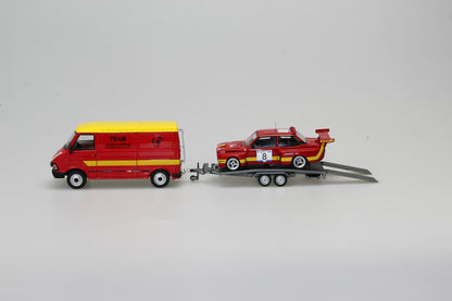 CTMCK 1/64 Abbas Fleet Logistics Transport Vehicle Set Foshan Exhibition Limited Diecast Model Car