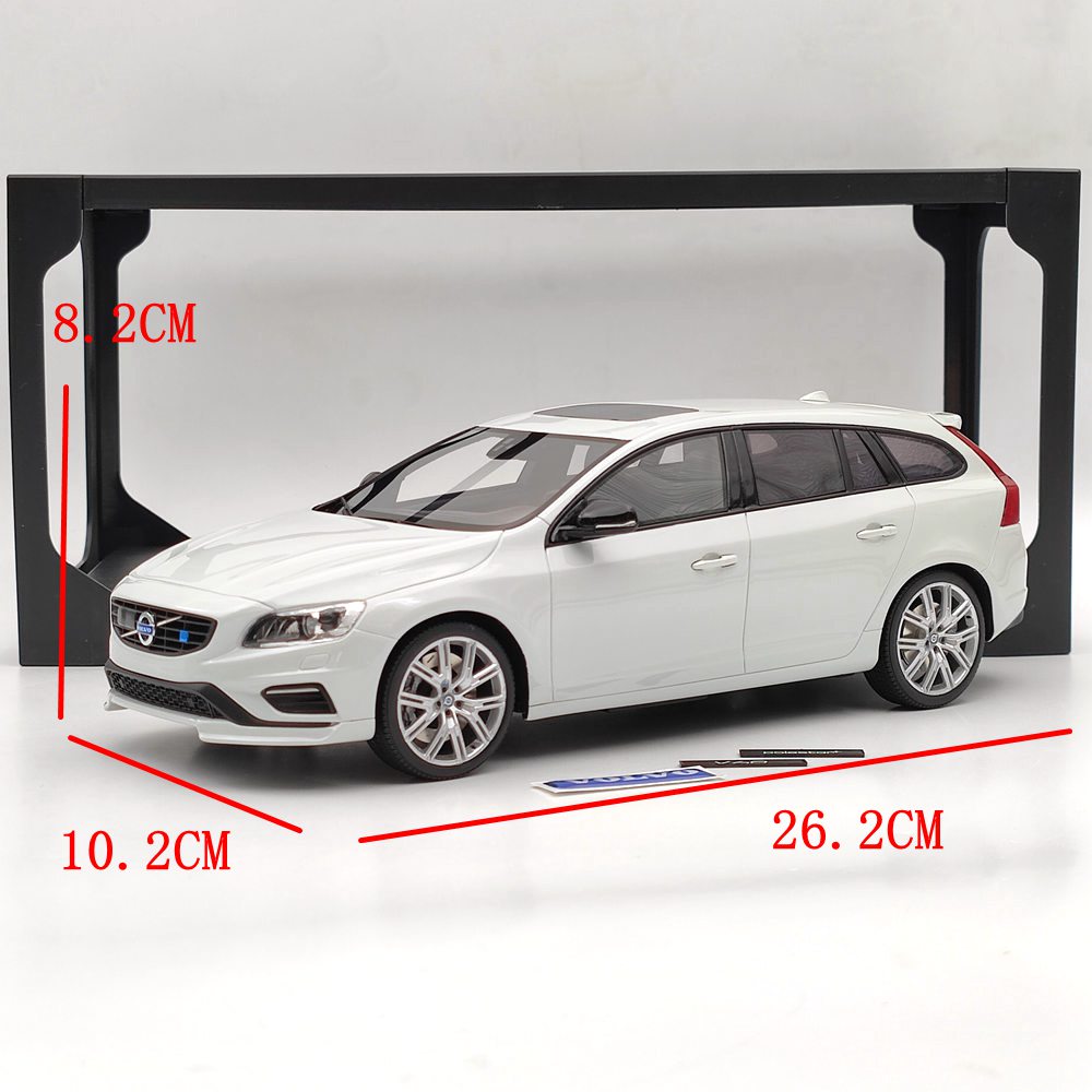 DNA Collectibles 1/18 Volvo V60 Polestar Engineered DNA000144 Resin Model  White Toys Car Gift