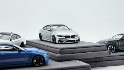 Maquette DAP 1:64 M4 F82 Sports Coupé Blanc Alpin Voiture Miniature Collection Cadeau