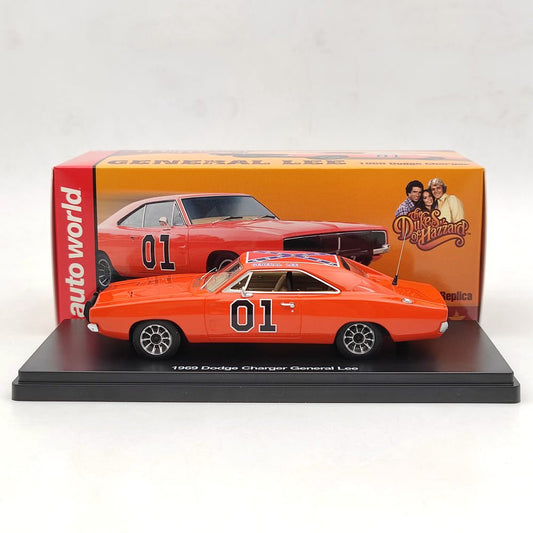 Auto World 1:43 1969 Dodge Charger General Lee Red AWRSS1151 Limited Edition