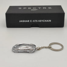 Diecast JAMES BOND SPECTRE 007 JAGUAR C-X75 Keychain Keyring Silver BRAND NEW Toys Car Models Gifts In Stock - US