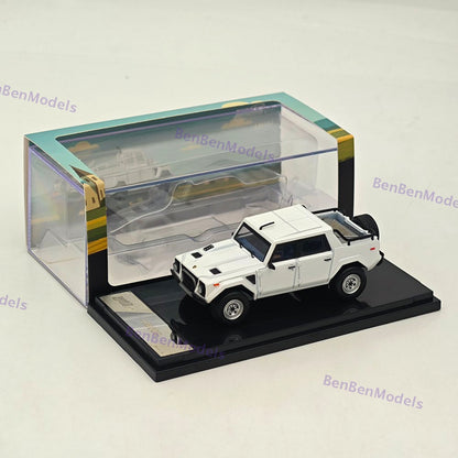 1:64 Shadow Pro LM002 SUV LHD Pearl White Diecast Metal Car Limited