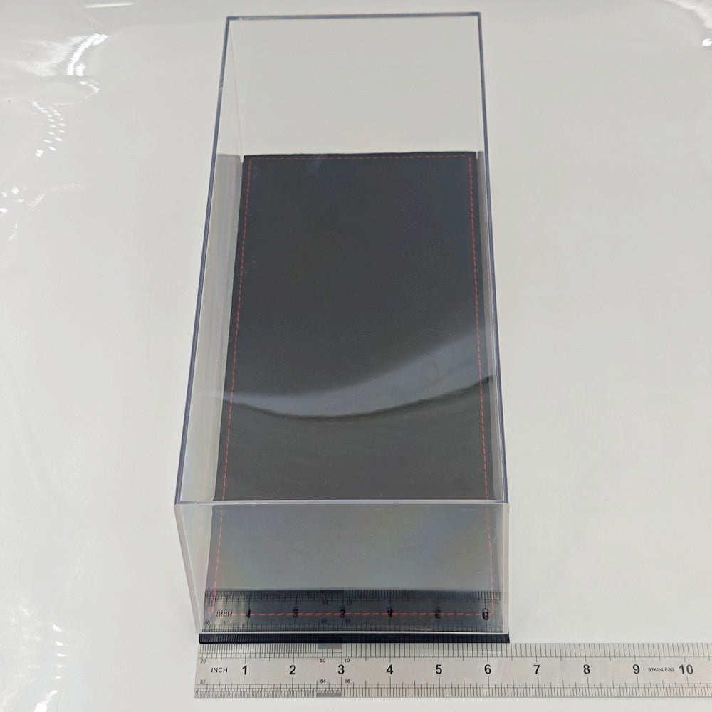 1:18 Dustproof Acrylic Display Case Flocked Base For Diecast Car Collectibles Storage