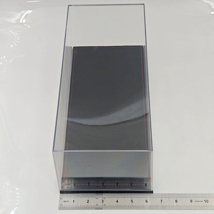 1:18 Dustproof Acrylic Display Case Flocked Base For Diecast Car Collectibles Storage