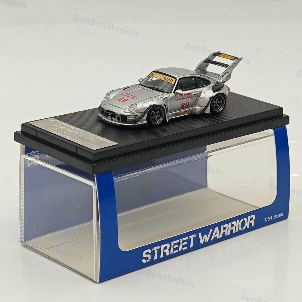 1/64 SW Porsche RWB 993 #89 RAUH-Welt Wide Body Modification Diecast Model Car