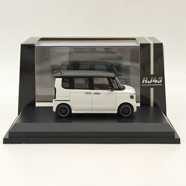 1/43 Hobby Japan Honda N-BOX Custom Platinum White Pearl & Black HJ431006WP