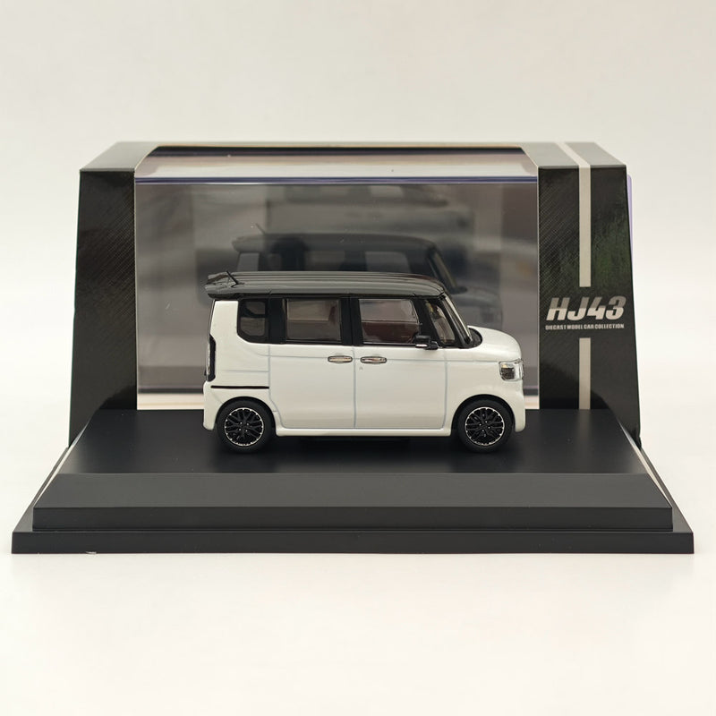 1/43 Hobby Japan Honda N-BOX Custom Platinum White Pearl & Black HJ431006WP