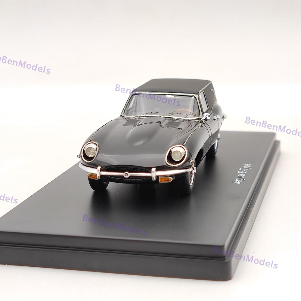 1:43 SCHUCO JAGUAR E-TYPE "HAROLD & AMP MAUDE" FUNERAL CAR - Resin Black Used