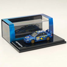 Hobby Japan 1:64 Impreza WRC 1997 #4 Monte-Carlo Winner Diecast HJR642041B Blue