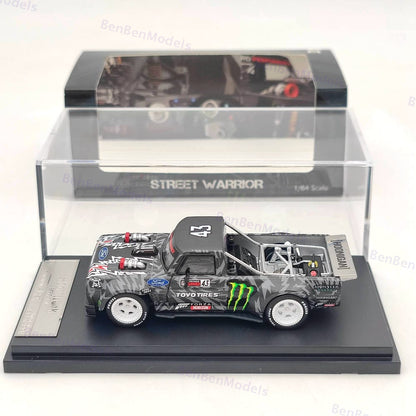 1:64 SW Ford Hoonitruck Ken block 1977 F-150 Pick Up Diecast Model Car Limited