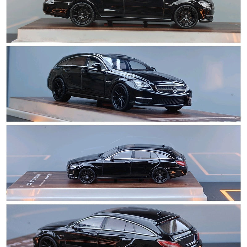 MJ 1:64 MERCEDES-BENZ CLS63 AMG Shooting Brake/Devil's Eye/Suit thug Bridge Car/Station Wagon Diecast Toys Car Models Collection Gifts Limited Edition