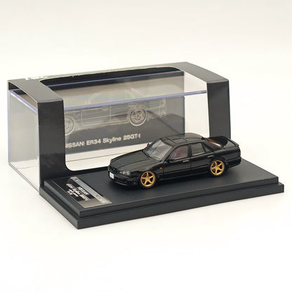 Mortal & OM 1:64 Nissan ER34 uras SKYLINE Miniature Diecast Toys Car Models Hobby Collection Gifts Limited 699