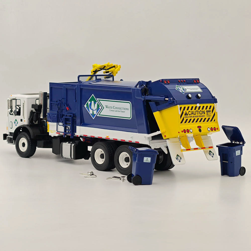 First Gear 1:34 Mack TerraPro Side Load Refuse Truck Blue 10-4167 Diecast Truck