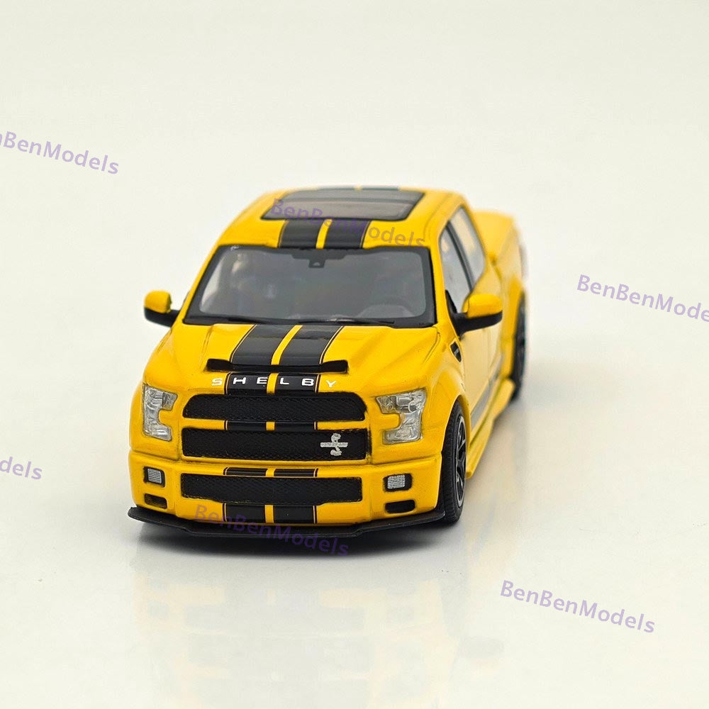 1:64 Funny Model F-150 Shelby Super Snake Pickup Sport Truck Model Diecast