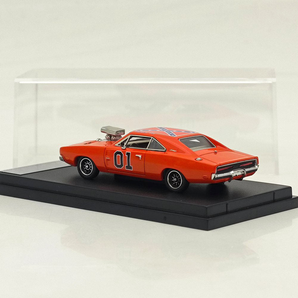 Mini Forge 1:64 1969 Charger RT style General Lee / with 1600 HP Twin-Turbo LS Diecast Motor