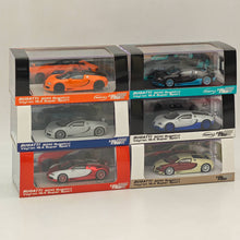 Mortal 1:64 Bugatti Veyron Super Sport Car Models Diecast Toys Collection Gifts Miniature Metallic Two-Tone
