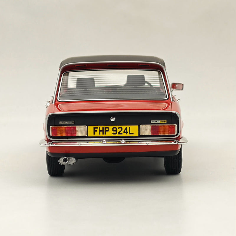 Cult 1/18 Scale Triumph Dolomite Sprint 1975 Resin Models Car Collection Red