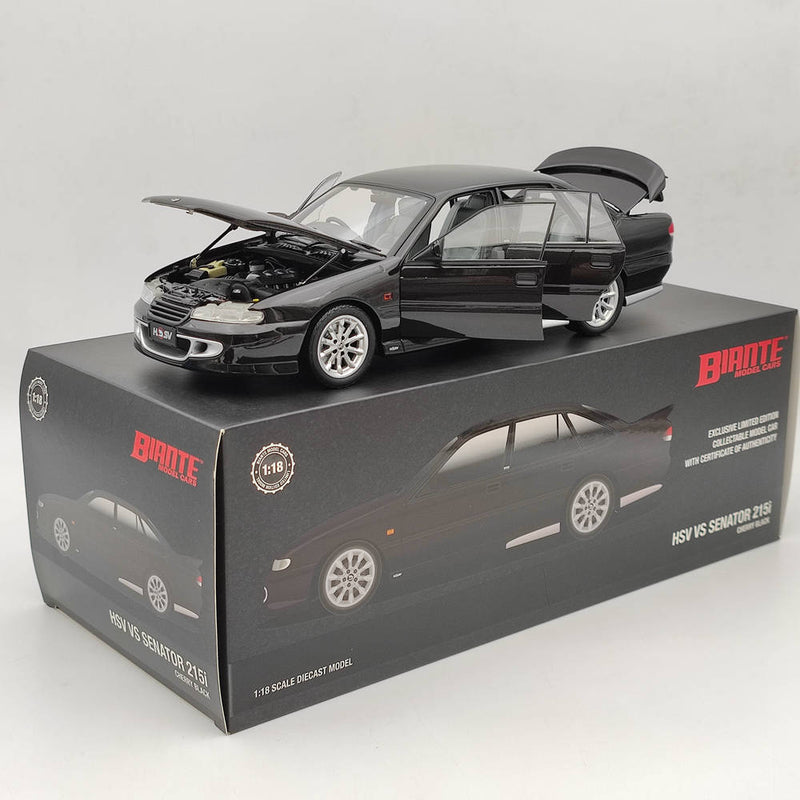 BIANTE B182604B 1/18 HOLDEN COMMODORE VS HSV SENATOR 215i CHERRY BLACK Diecast Toys Car Gift