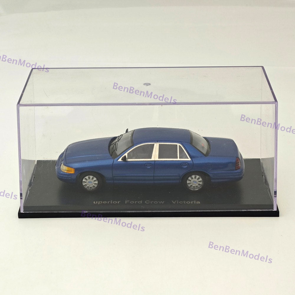 1/43 uperior Ford Crow Victoria Blue Resin Model Car Limited Edition Used